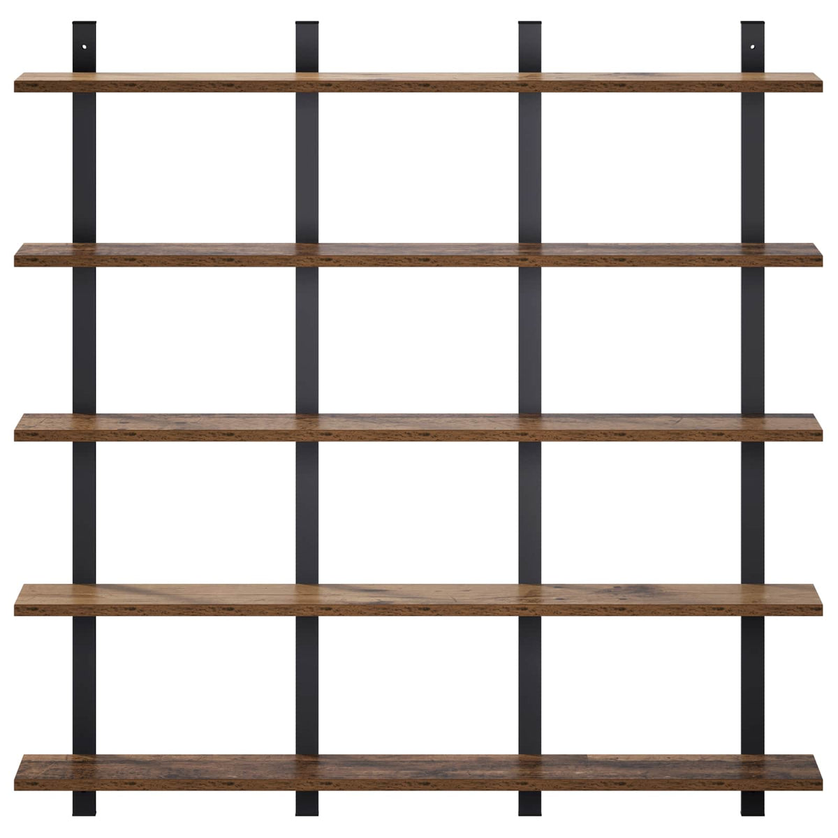 Falpolc Antik Fa 102 x 13.5 x 102 cm Szerelt Fa 3