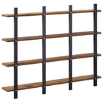 Falpolc Antik Fa 102 x 13,5 x 80 cm Szerelt Fa 5