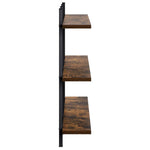 Falpolc Füstös Tölgy 102 x 13,5 x 58 cm Szerelt Fa 4