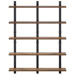 Falpolc Antik Fa 79.5 x 13.5 x 102 cm Szerelt Fa 3