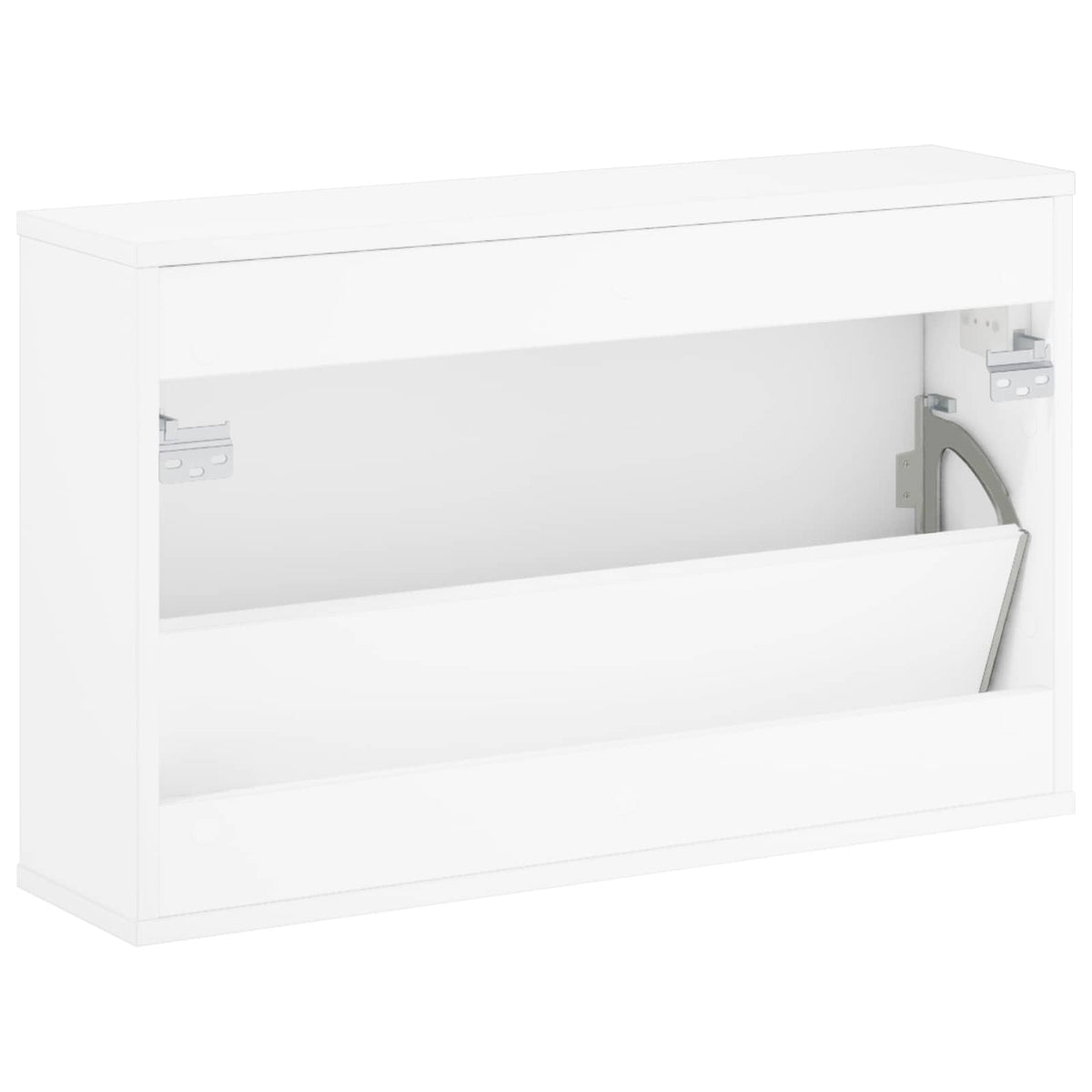 Cipőszekrény VENRAY 70 x 17 x 43 cm Szerelt Fa Fehér 7