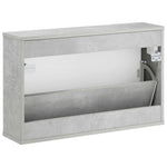 Cipőszekrény VENRAY 70 x 17 x 43 cm Szerelt Fa Betonszürke 7