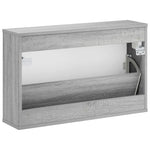 Cipőszekrény VENRAY 70 x 17 x 43 cm Szerelt Fa Szürke Sonoma 7