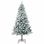 Műfenyő gömbökkel 150 cm 150 LED Meleg fehér PVC és fém 5