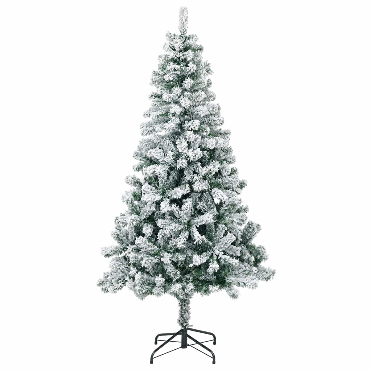 Műfenyő gömbökkel 150 cm 150 LED Meleg fehér PVC és fém 5