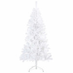 Műkarácsonyfa gömbbel 210 cm 300 LED Meleg fehér PVC és fém 5