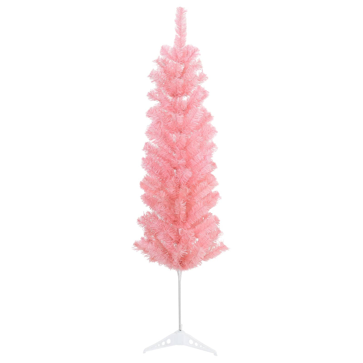 Karcsú műkarácsonyfa gömbökkel 150 cm 150 LED Meleg fehér 5
