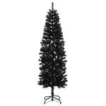 Karcsú műkarácsonyfa gömbökkel 210 cm 300 LED Meleg fehér 5