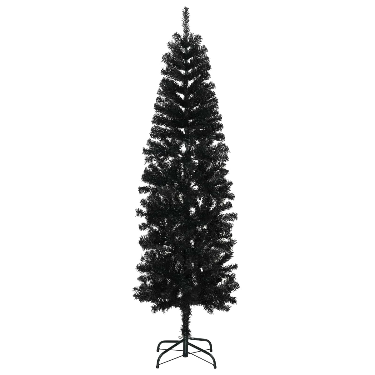 Karcsú műkarácsonyfa gömbökkel 180 cm 300 LED Meleg fehér 5