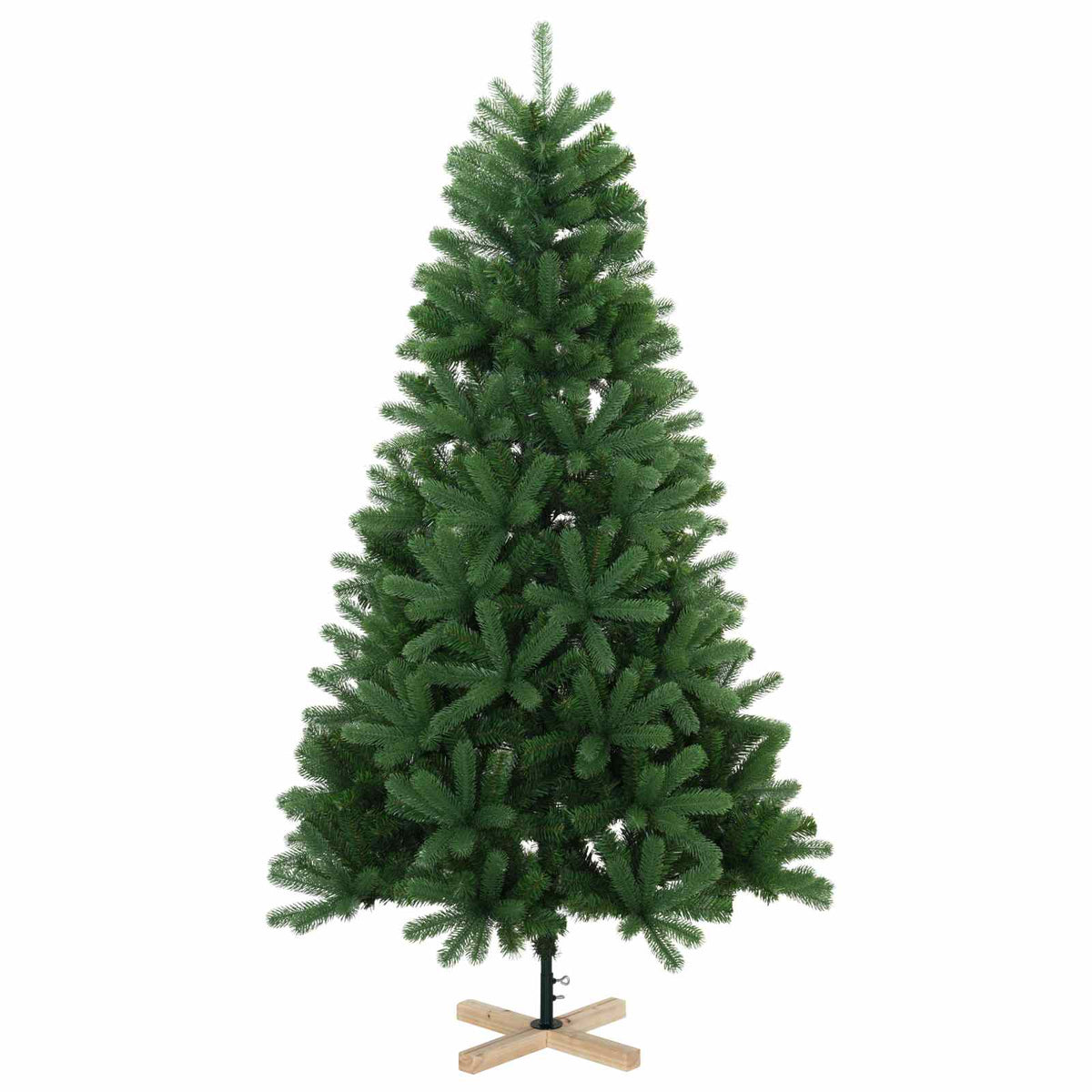 Műkarácsonyfa gömbbel 120 cm 150 LED Meleg fehér PVC Zöld 5