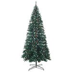 Mű zsanéros karácsonyfa gömbökkel 400 cm 600 LED Meleg fehér 5