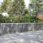 Gabion 3,5 mm-es dróttal és 5x2,5 cm-es hálóval 250x10x50 cm