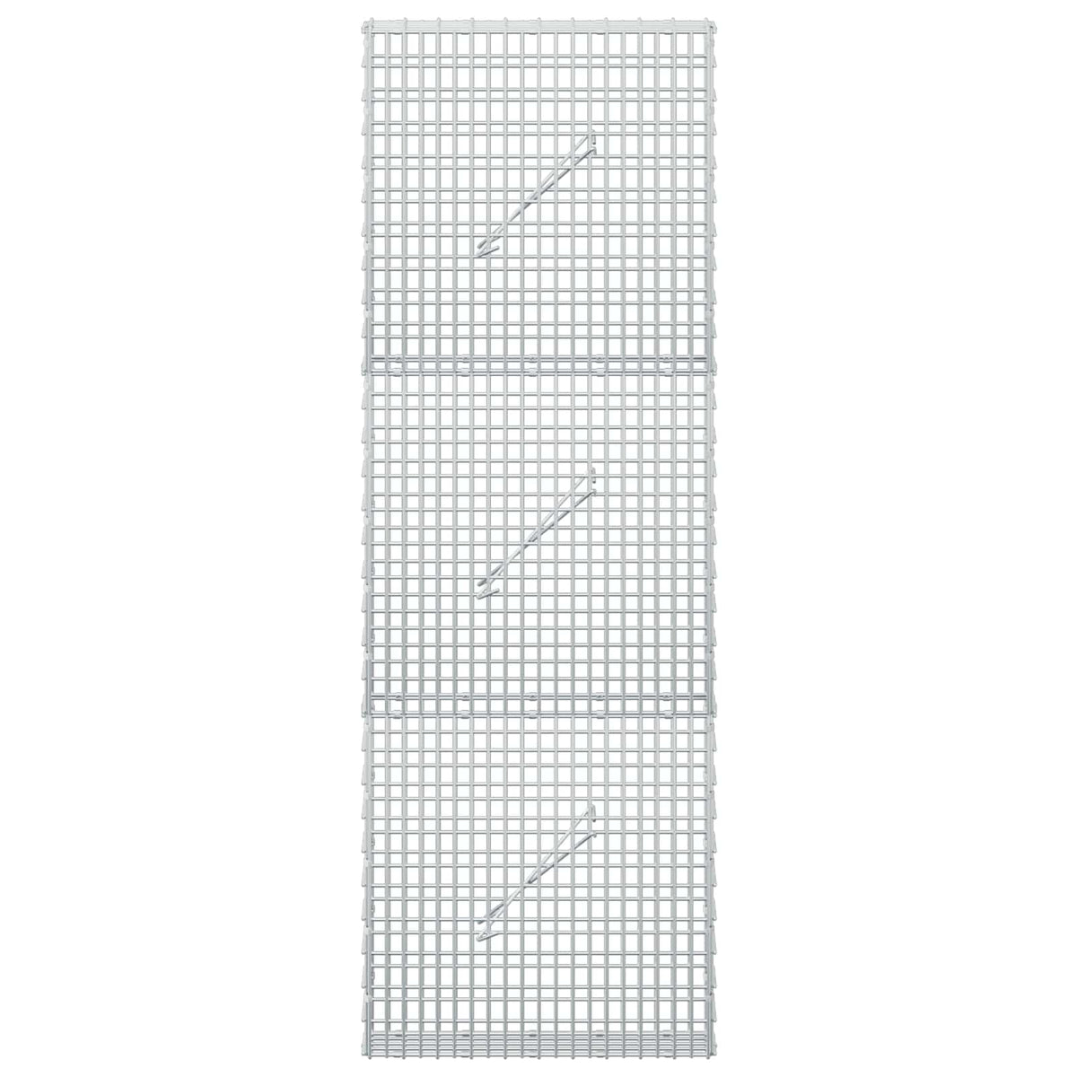Gabion 3,5 mm-es dróttal és 5x2,5 cm-es hálóval 50x10x150 cm 3