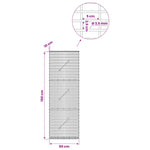 Gabion 3,5 mm-es dróttal és 5x2,5 cm-es hálóval 50x10x150 cm 6