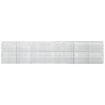 Gabion 3,5 mm-es dróttal és 5x2,5 cm-es hálóval 700x10x150 cm 3