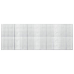 Gabion 3,5 mm-es dróttal és 5x2,5 cm-es hálóval 550x10x200 cm 3