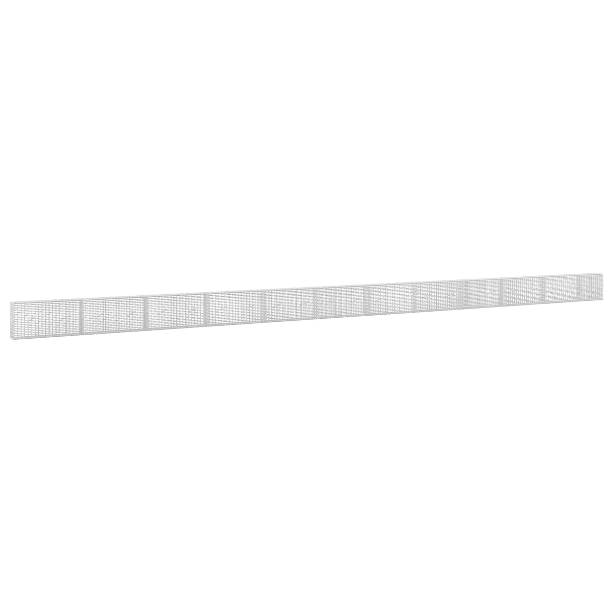 Gabion 3,5 mm-es dróttal és 5x2,5 cm-es hálóval 1150x20x50 cm 2