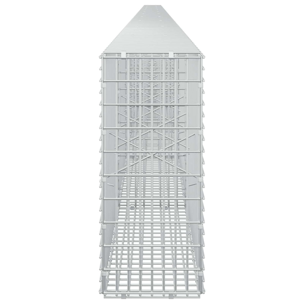 Gabion 3,5 mm-es dróttal és 5x2,5 cm-es hálóval 1150x20x50 cm 4