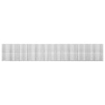 Gabion 3,5 mm-es dróttal és 5x2,5 cm-es hálóval 1200x20x200 cm 3
