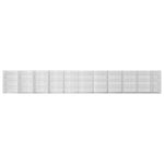 Gabion 3,5 mm-es dróttal és 5x2,5 cm-es hálóval 1050x30x150 cm 3