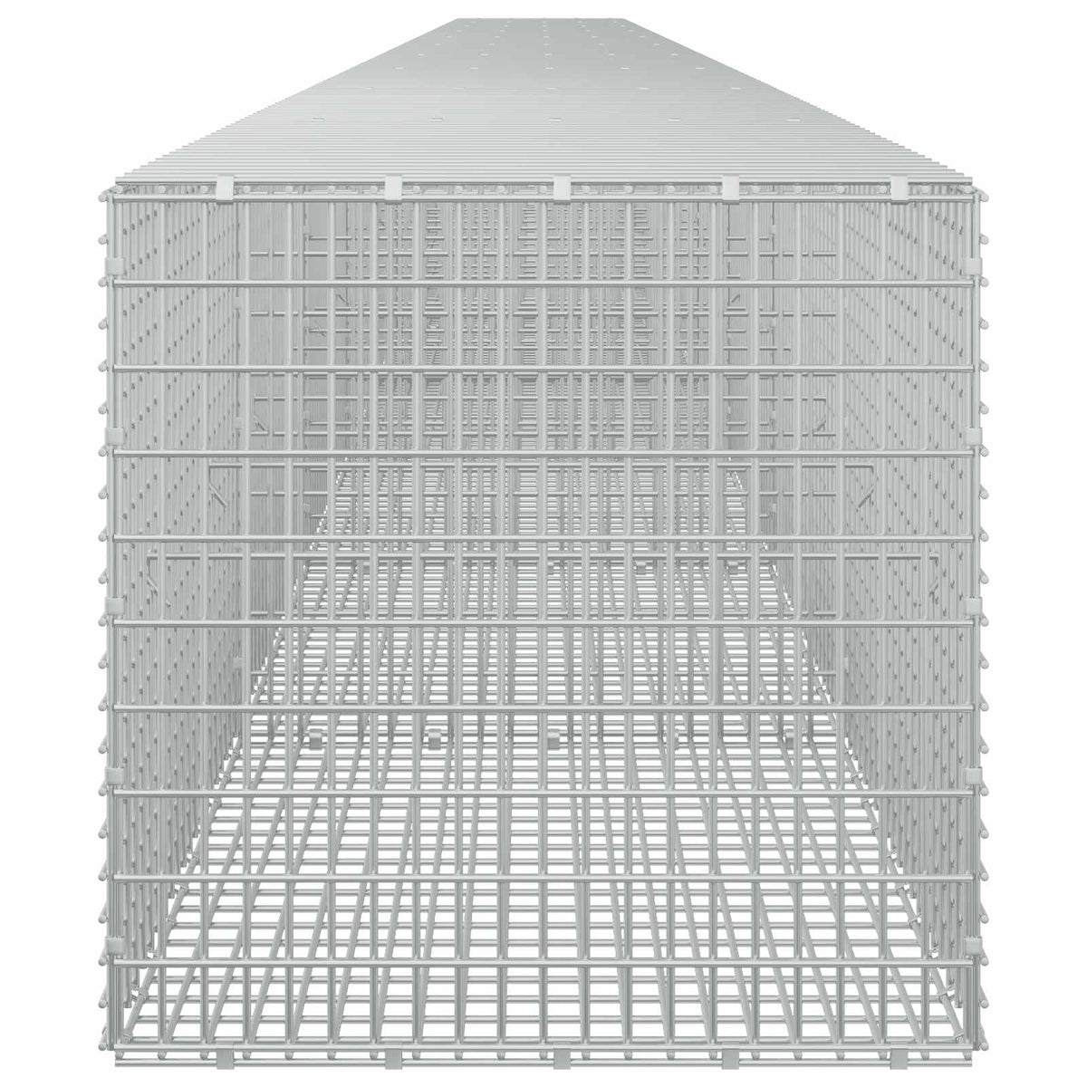 Gabion 3,5 mm-es dróttal és 5x2,5 cm-es hálóval 1000x50x50 cm 4