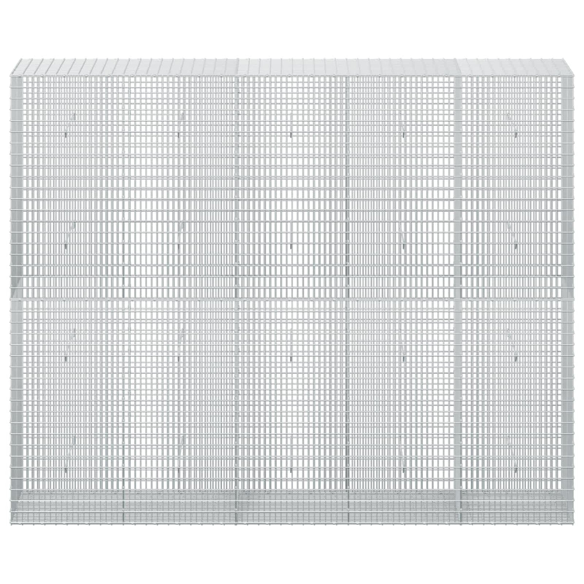 Gabion 3,5 mm-es dróttal és 5x2,5 cm-es hálóval 250x50x200 cm 3