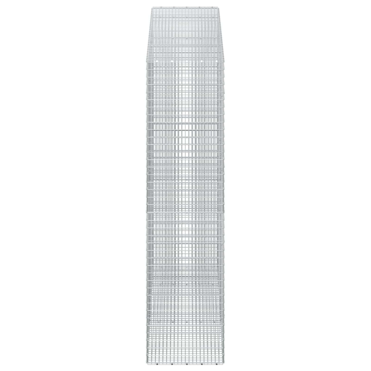Gabion 3,5 mm-es dróttal és 5x2,5 cm-es hálóval 250x50x200 cm 4