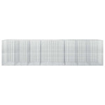 Gabion 3,5 mm-es dróttal és 5x2,5 cm-es hálóval 800x50x200 cm 3