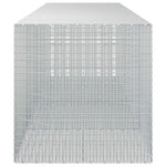 Gabion 3,5 mm-es dróttal és 5x2,5 cm-es hálóval 400x100x100 cm 4