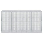 Gabion 3,5 mm-es dróttal és 5x2,5 cm-es hálóval 400x100x200 cm 3