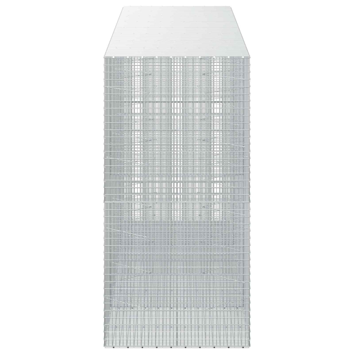 Gabion 3,5 mm-es dróttal és 5x2,5 cm-es hálóval 400x100x200 cm 4
