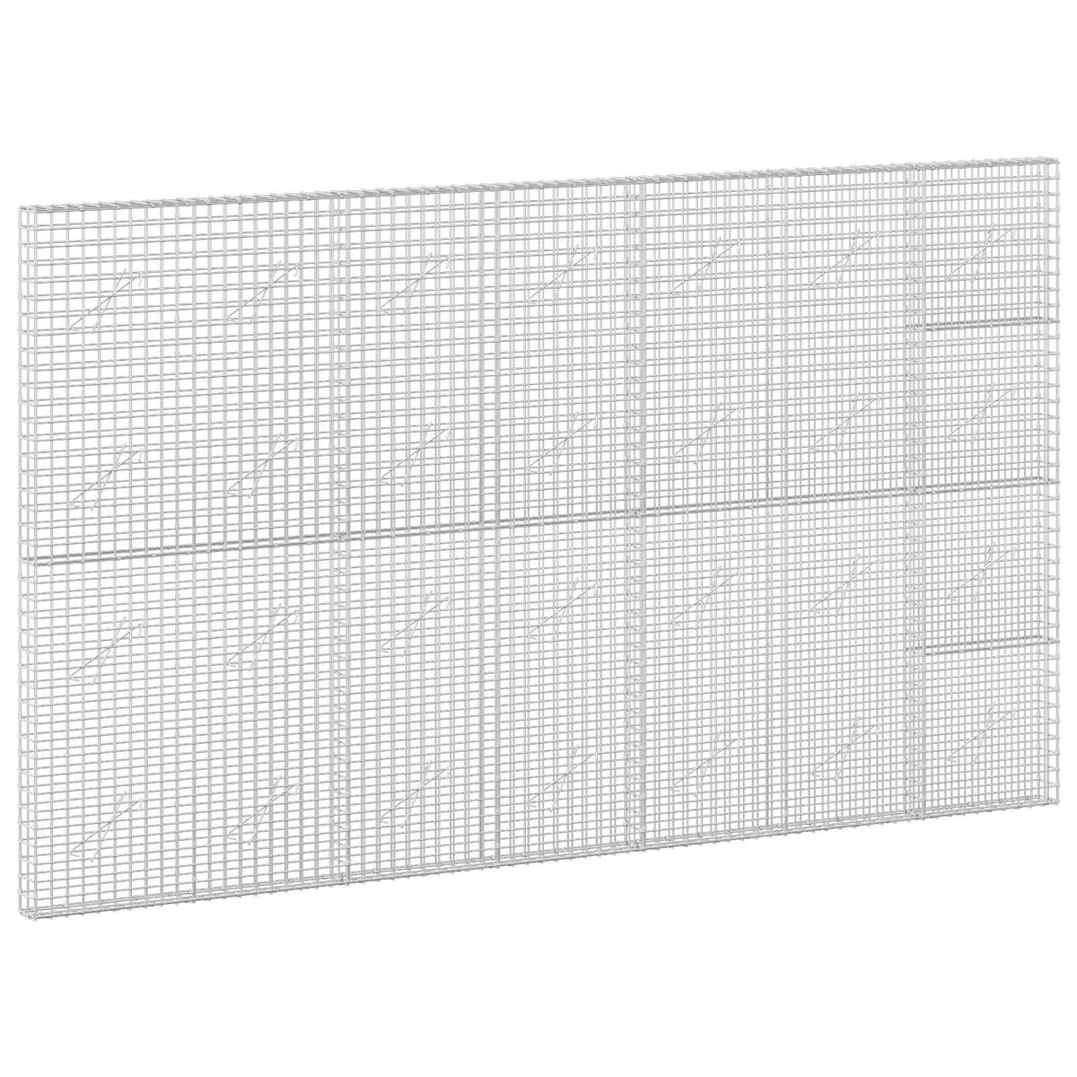 Gabion 3,5 mm Dróttal és 5x5 cm Rácsos 350x10x200 cm 2