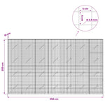 Gabion 3,5 mm Dróttal és 5x5 cm Rácsos 350x10x200 cm 6