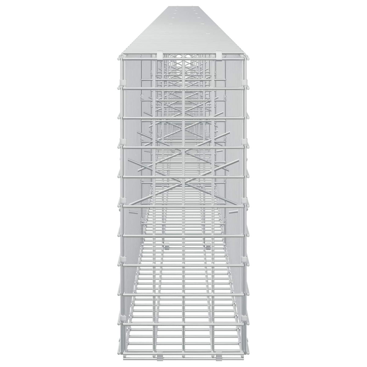 Gabion 3,5 mm Dróttal és 5x5 cm Rácsos 700x20x50 cm 4