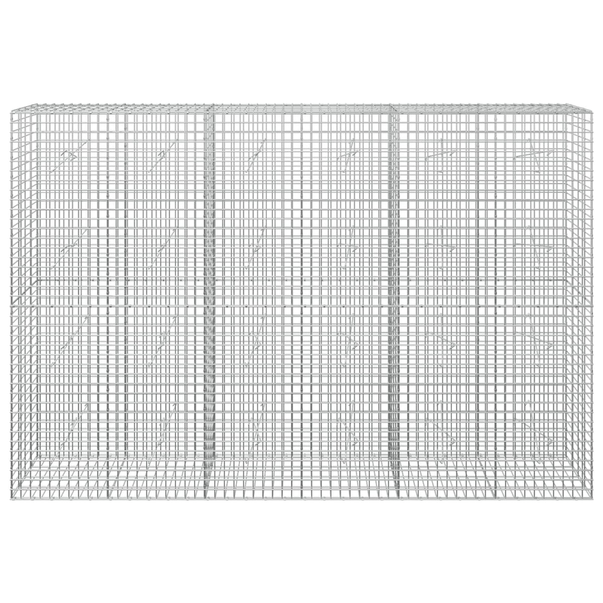 Gabion 3,5 mm Dróttal és 5x5 cm Rácsos 300x20x200 cm 3