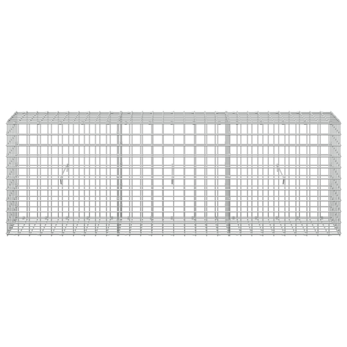 Gabion 3,5 mm Dróttal és 5x5 cm Rácsos 150x30x50 cm 3