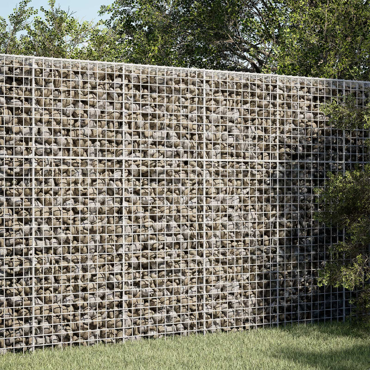 Gabion 3,5 mm Dróttal és 5x5 cm Rácsos 50x30x150 cm