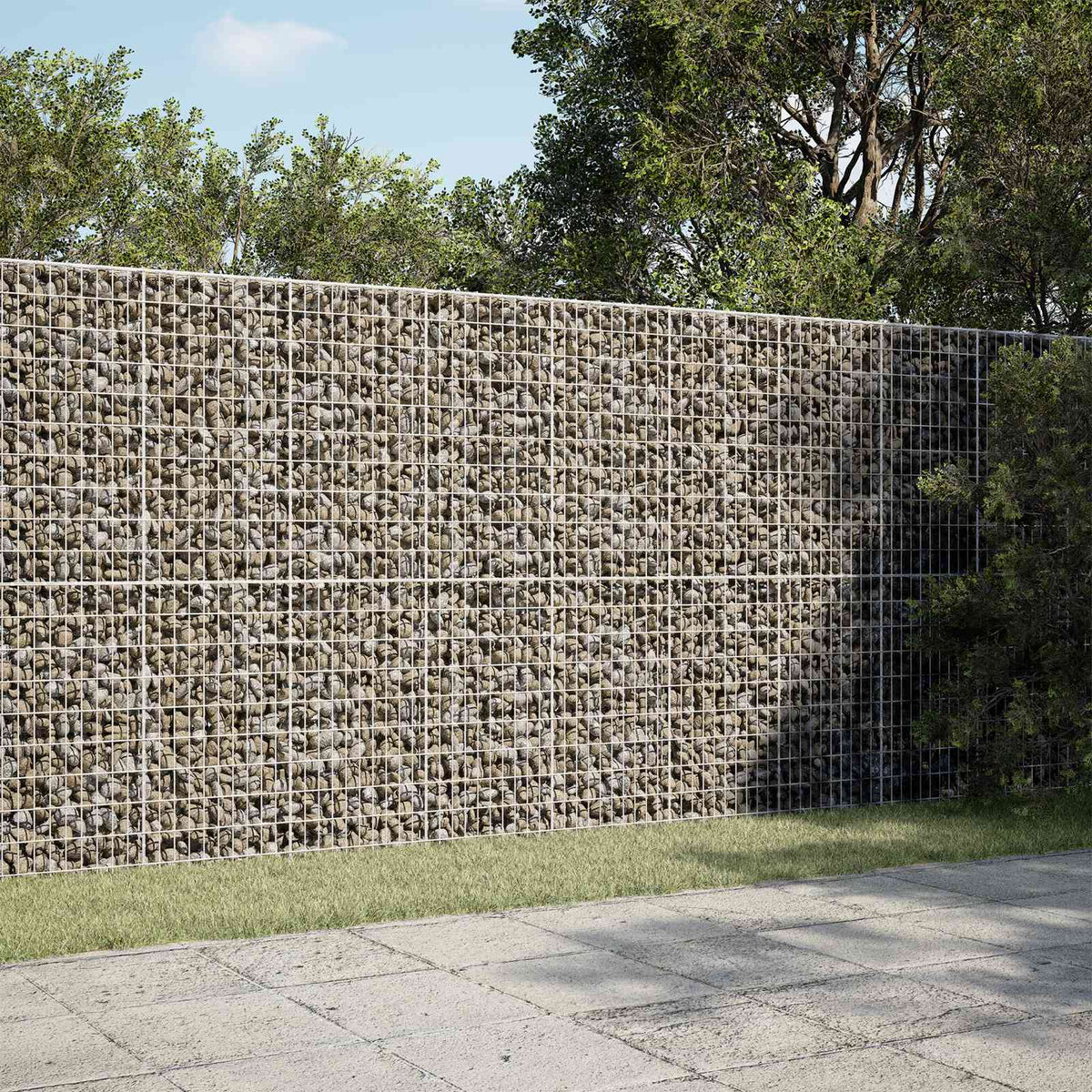 Gabion 3,5 mm dróttal és 5x10 cm-es hálóval 300x20x200 cm