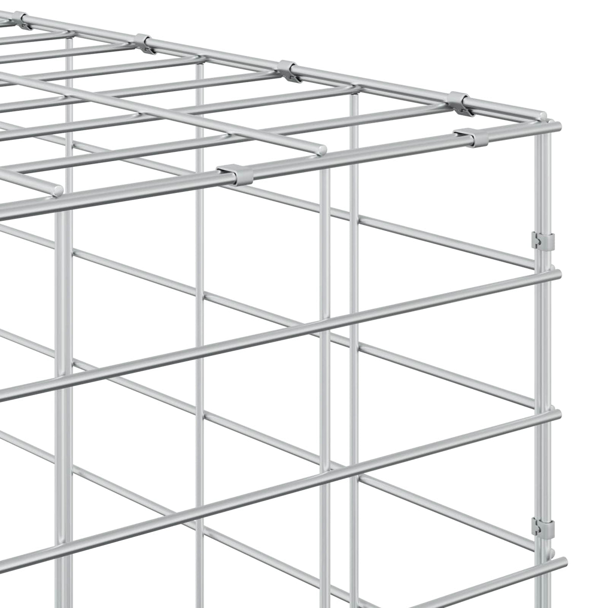 Gabion 3,5 mm dróttal és 5x10 cm-es hálóval 400x30x150 cm 5