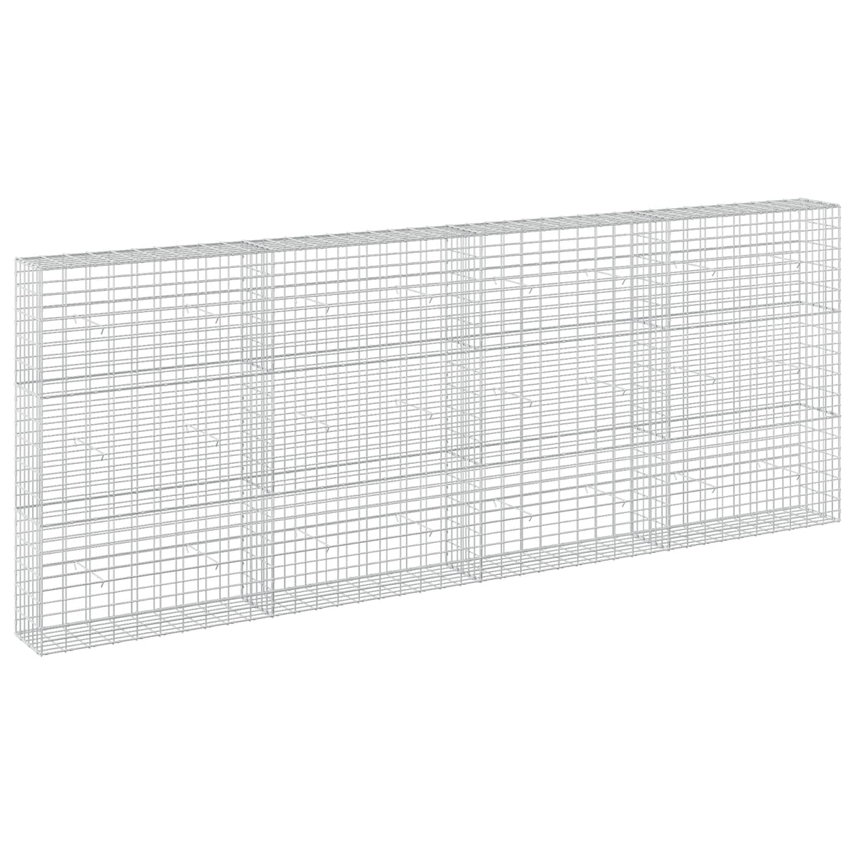 Gabion 3,5 mm dróttal és 5x10 cm-es hálóval 400x30x150 cm 2
