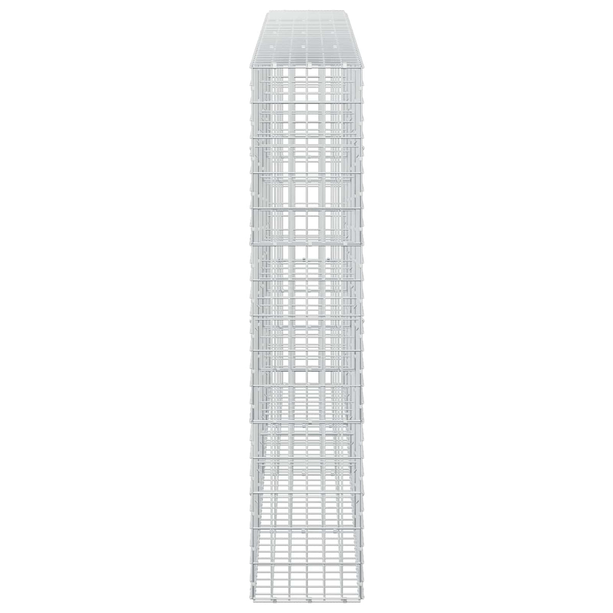Gabion 3,5 mm dróttal és 5x10 cm-es hálóval 400x30x150 cm 4