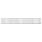 Gabion 3,5 mm dróttal és 5x10 cm-es hálóval 1150x50x150 cm 3