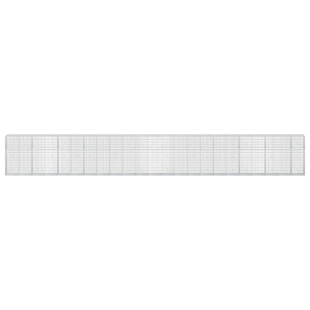Gabion 3,5 mm dróttal és 5x10 cm-es hálóval 1150x50x150 cm 3