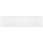 Gabion 3,5 mm Dróttal és 10x10 cm Rácsos 400x10x100 cm 3