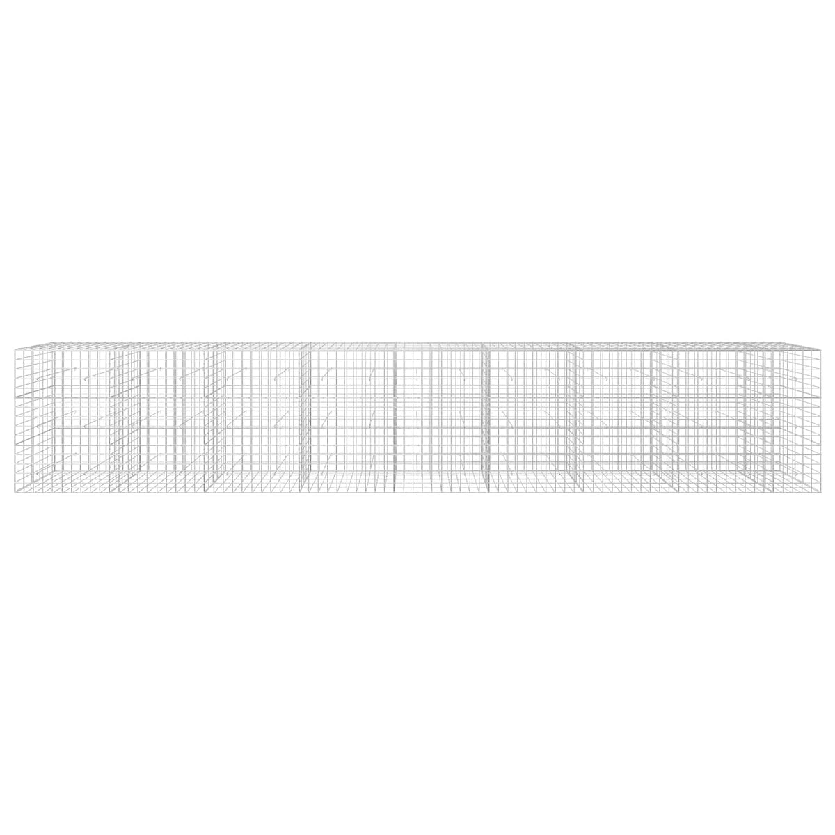 Gabion 3,5 mm Dróttal és 10x10 cm Rácsos 850x50x150 cm 3