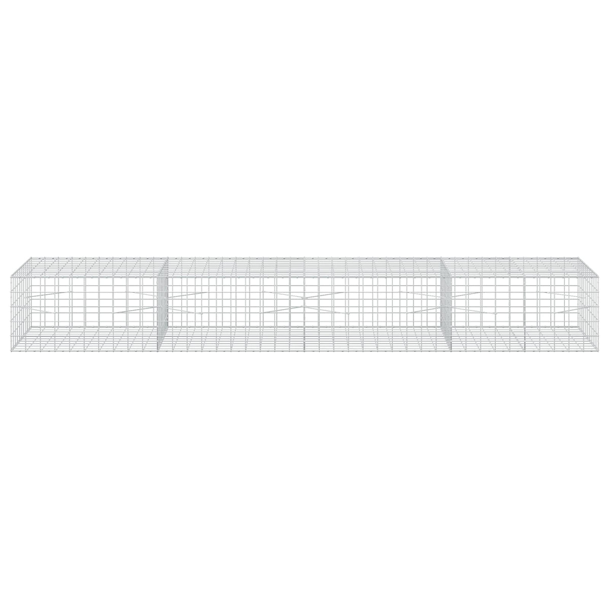 Gabion 3,5 mm Dróttal és 10x10 cm Rácsos 400x100x50 cm 3
