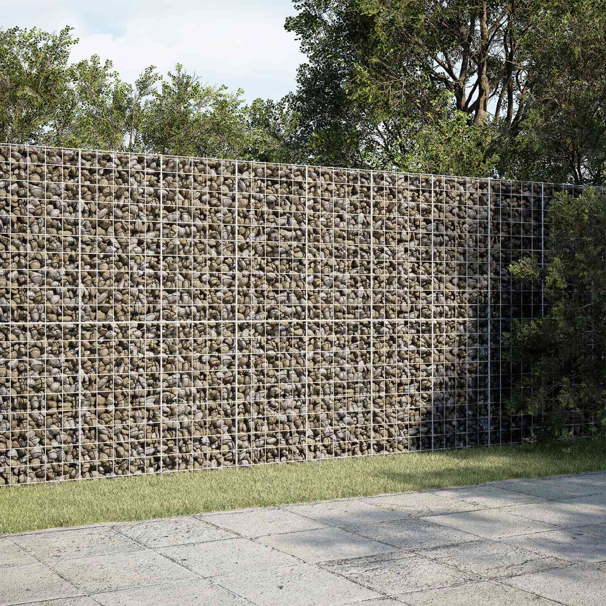 Gabion 3,5 mm Dróttal és 10x10 cm Rácsos 200x100x200 cm
