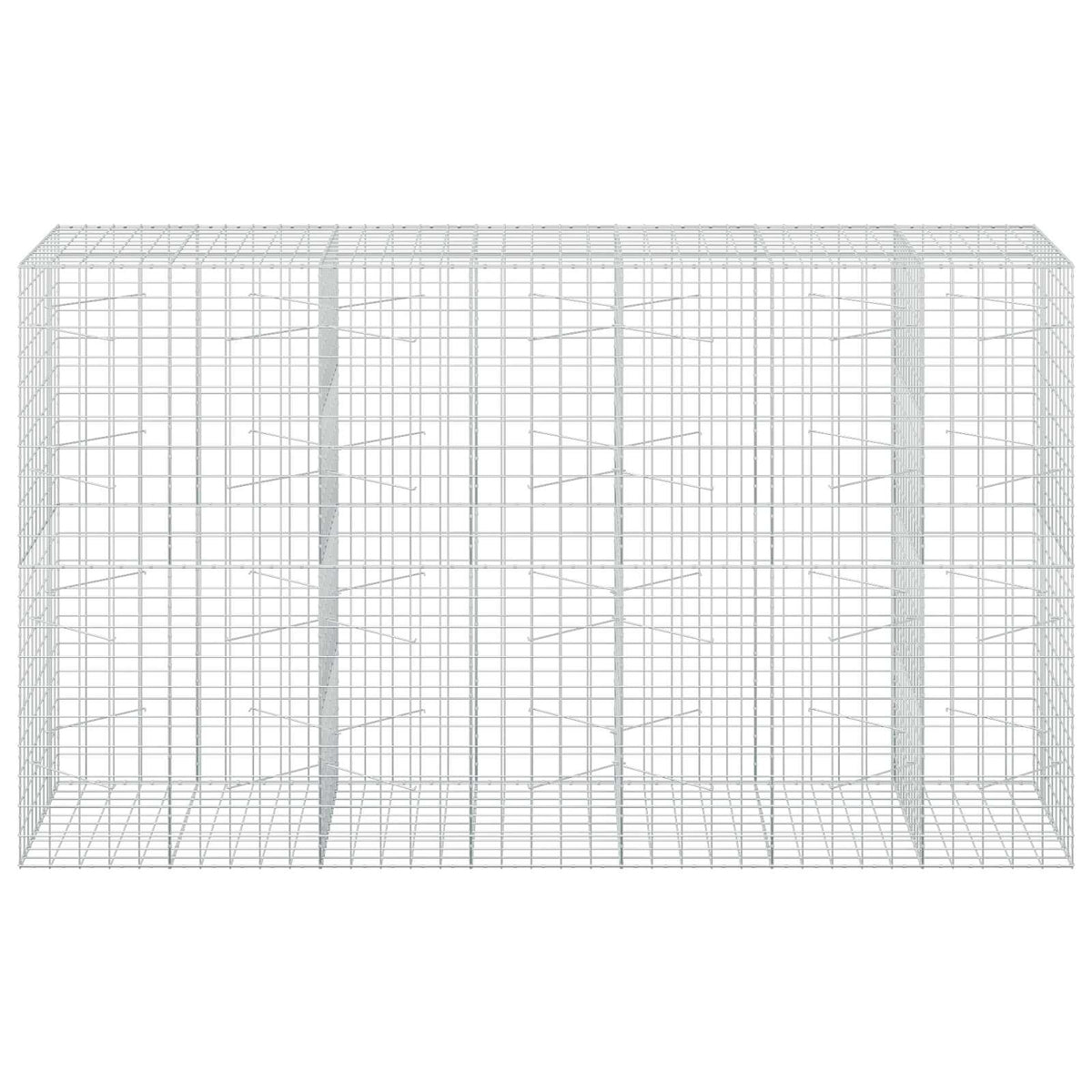 Gabion 3,5 mm Dróttal és 10x10 cm Rácsos 350x100x200 cm 3