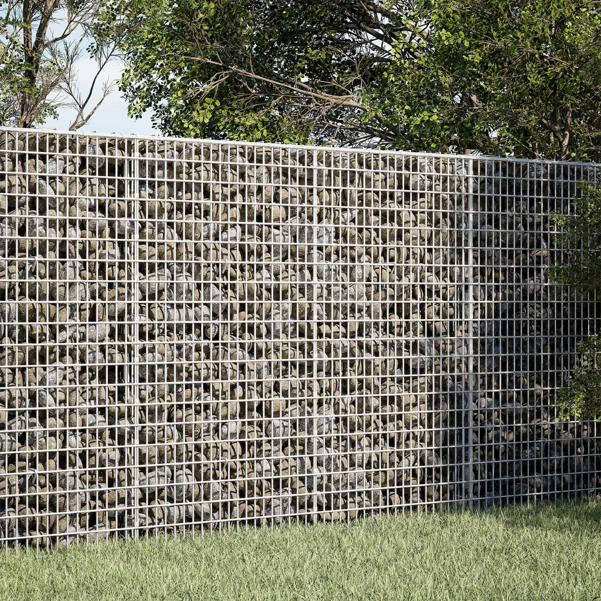 Gabion 5 mm Dróttal és 5x2,5 cm Rácsos 50x100x100 cm
