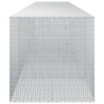 Gabion 5 mm Dróttal és 5x2,5 cm Rácsos 550x100x100 cm 4